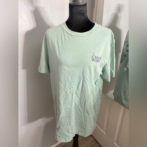 Salty Crew Unisex Mint Green Logo T-Shirt. NWOT sz small